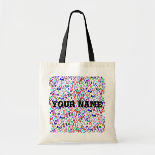 Alphabet-und Zahl-Tasche Tragetasche