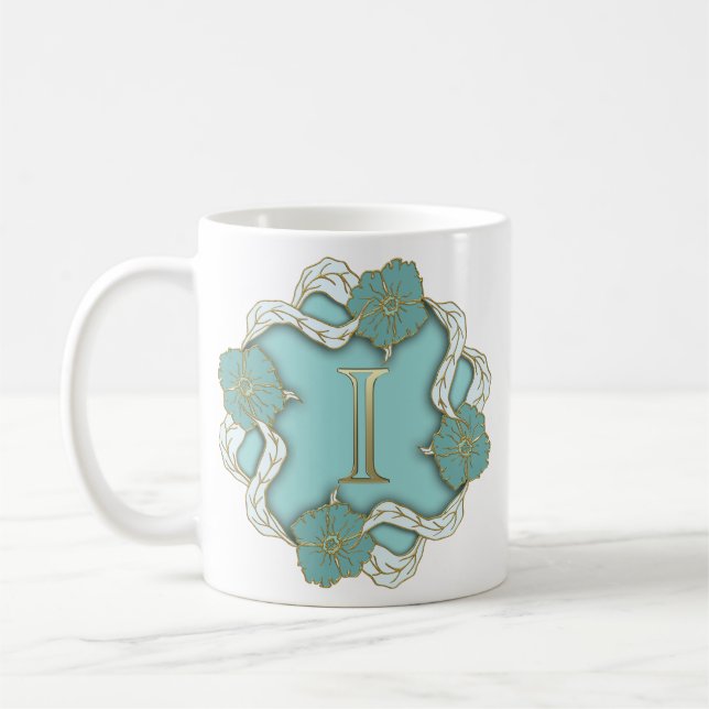 Alphabetbuchstabe Initiale Kaffeetasse (Links)