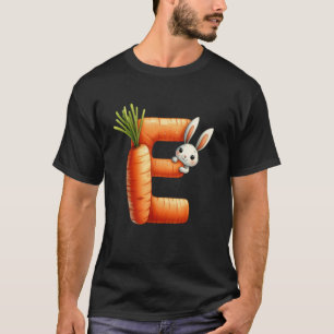 Alphabeteier Ostern ABCs Karotte Buchstabe E für K T-Shirt