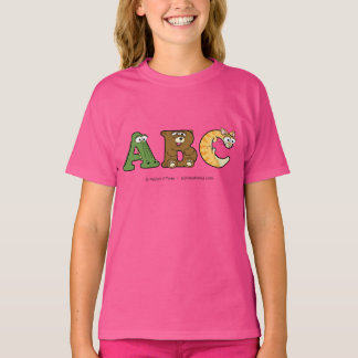 Alphabetimals Personalisierter Girl-T - Shirt