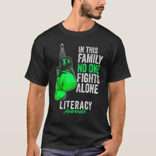 Alphabetisierungsmonat Gloves Green Ribbon T-Shirt