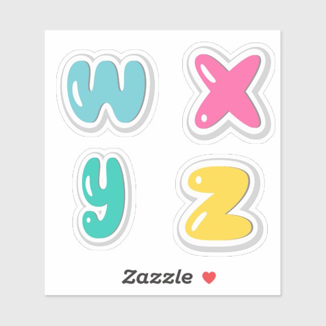 Alphabets Sticker (Blatt)