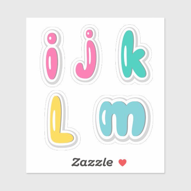 Alphabets Sticker (Blatt)