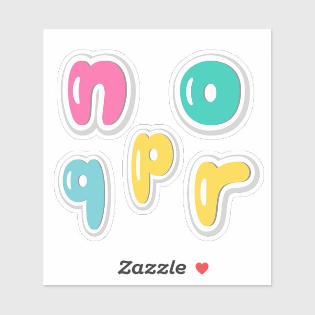 Alphabets Sticker (Blatt)