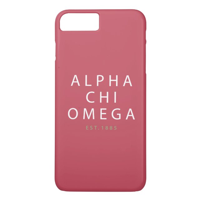 Alphachi Omega | Est. 1885 Case-Mate iPhone Hülle (Rückseite)