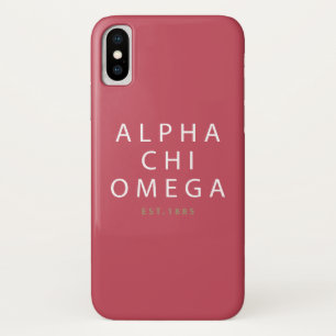 Alphachi Omega Est. 1885 Case-Mate iPhone Hülle