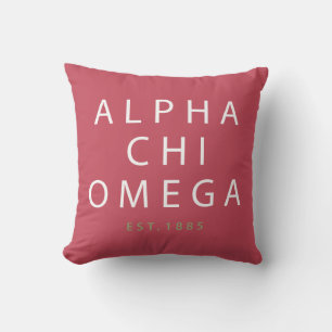 Alphachi Omega Est. 1885 Kissen