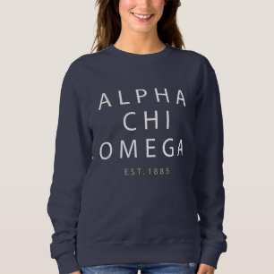 Alphachi Omega   Est. 1885 Sweatshirt