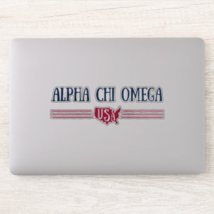 Alphachi Omega - USA Aufkleber