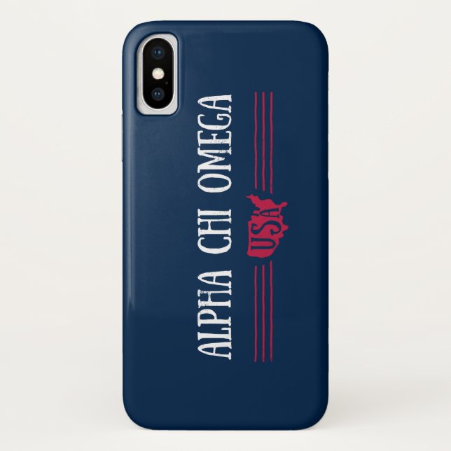 Alphachi Omega - USA Case-Mate iPhone Hülle (Rückseite)