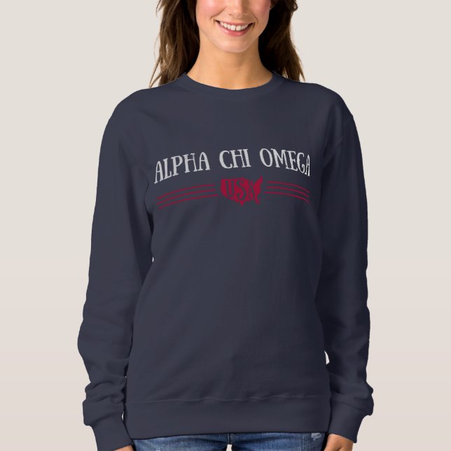 Alphachi Omega - USA Sweatshirt (Vorderseite)