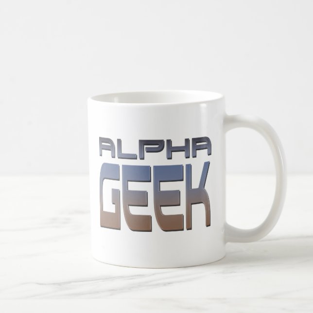 Alphageek-Tasse Kaffeetasse (Rechts)