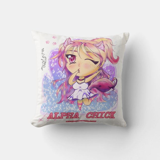 Alphaküken-Kissen 16X16 Kissen (Vorderseite)