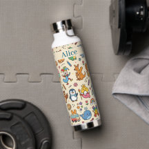 Alphaland Kinder Personalisierte Wasserflaschen gr