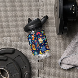 Alphaland personalisierte Wasserflaschen für Kinde Trinkflasche