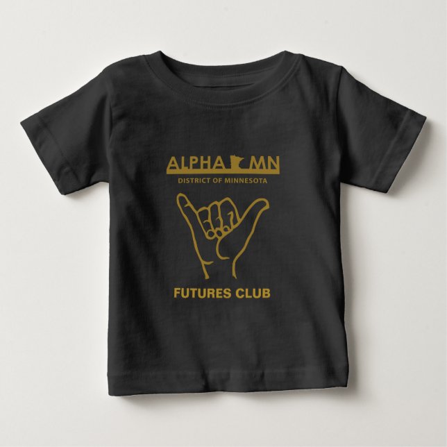 Alphamangan-Baby-T - Shirt (Vorderseite)
