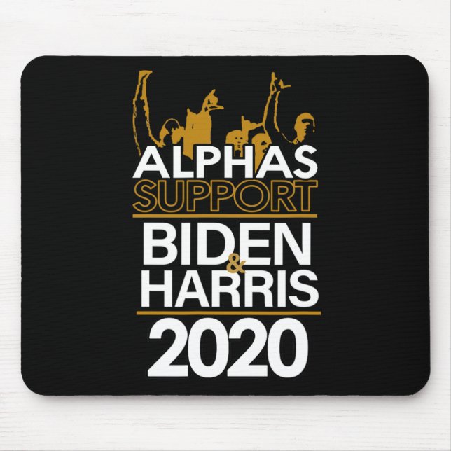 Alphas Support Biden und Harris 2020 Präsident Mousepad (Vorne)
