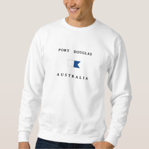 Alphatauchen-Flagge Port Douglas Australien Sweatshirt