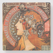 Alphone Mucha schöne Art Nouveau Dame