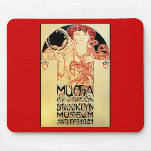 Alphones ( Alfons ) Mucha 1921 Ausstellung Mousepad