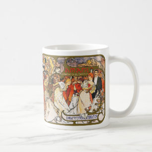 Alphonse (Alfons) Mucha: Amants Kaffeetasse