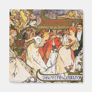 Alphonse (Alfons) Mucha: Amants Magnet
