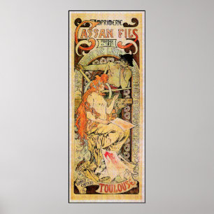 Alphonse (Alfons) Mucha Poster: Cassan Fils Poster