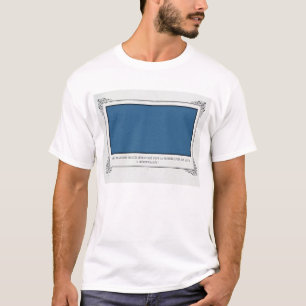 Alphonse Allais, April Fools, Blau, Abstrakte Kuns T-Shirt