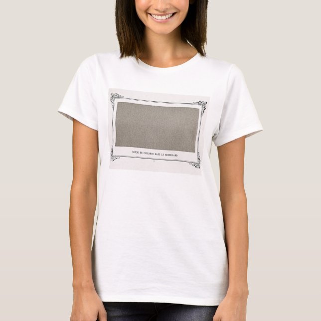 Alphonse Allais, April Fools, Grau, Abstrakte Kuns T-Shirt (Vorderseite)