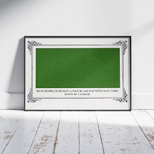 Alphonse Allais, April Fools, grüne, Abstrakte Kun Fotodruck