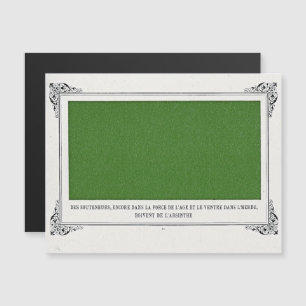 Alphonse Allais, April Fools, grüne, Abstrakte Kun Magneteinladung