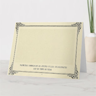 Alphonse Allais, April Narren, Weiße, Abstrakte Ku Karte