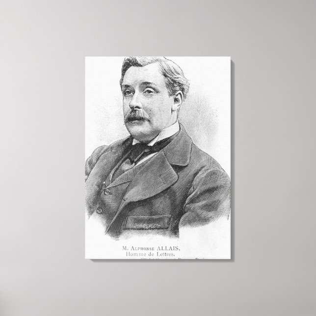 Alphonse Allais Ende des 19. Jahrhunderts Leinwanddruck (Vorderseite)