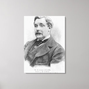 Alphonse Allais Ende des 19. Jahrhunderts Leinwanddruck