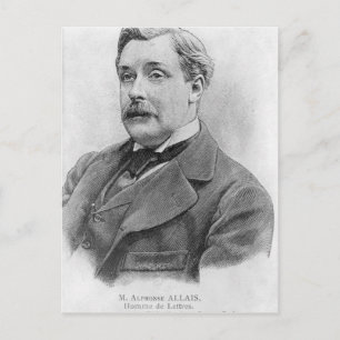 Alphonse Allais Ende des 19. Jahrhunderts Postkarte