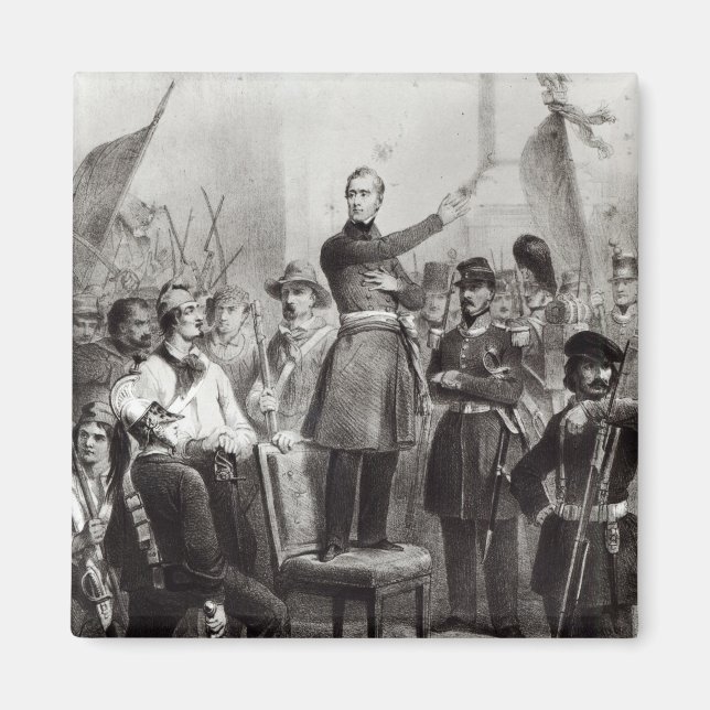 Alphonse de Lamartine im Rathaus Magnet (Vorne)
