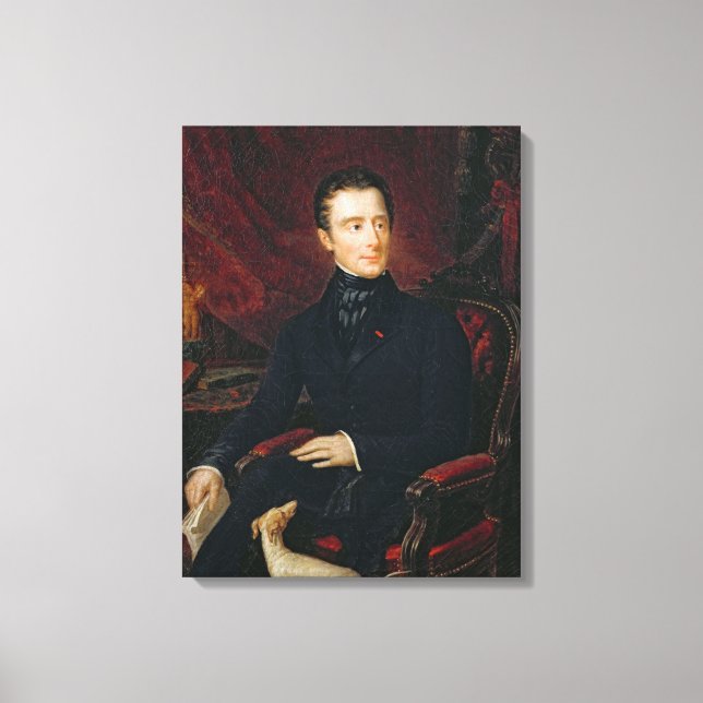 Alphonse de Lamartine Leinwanddruck (Vorderseite)