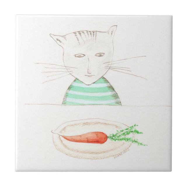 Alphonse le Chat Fliese (Vorderseite)