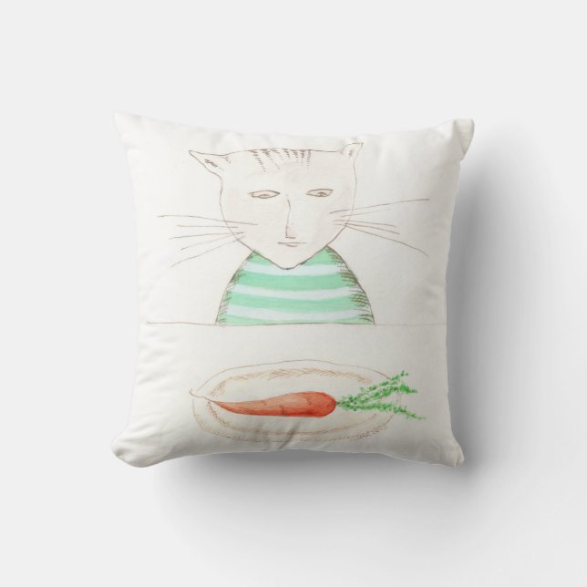 Alphonse le Chat Throw Kissen (Vorderseite)