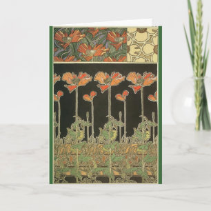 Alphonse Maria Mucha ~ Decoratifs Karte