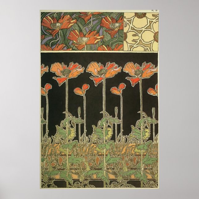 Alphonse Maria Mucha ~ Decoratifs Poster (Vorne)