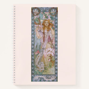 Alphonse Maria Mucha – Jeanne d'Arc Jugendstil Art Notizbuch