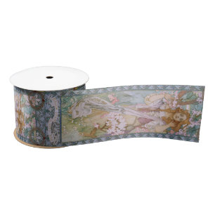 Alphonse Maria Mucha – Jugendstil Art nouveau DIY Satinband