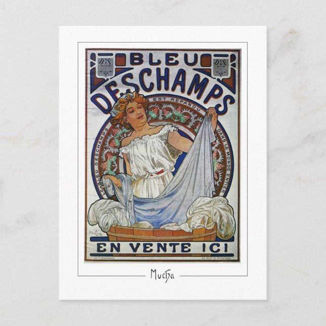 Alphonse Mucha #11 - Fine Art Postcard Postkarte (Vorderseite)
