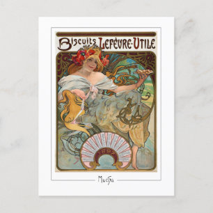 Alphonse Mucha #129 - Fine Art Postcard Postkarte