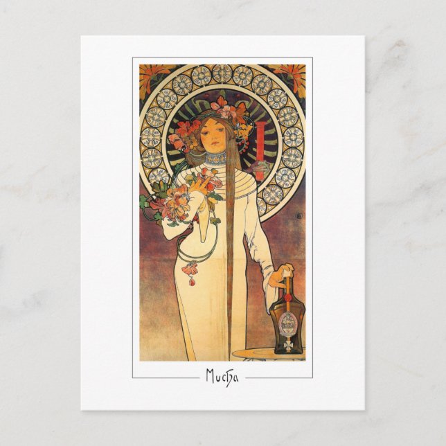 Alphonse Mucha #134 - Fine Art Postcard Postkarte (Vorderseite)