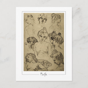 Alphonse Mucha #15 - Kunstpostkarte Postkarte