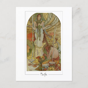 Alphonse Mucha #169 - Fine Art Postcard Postkarte