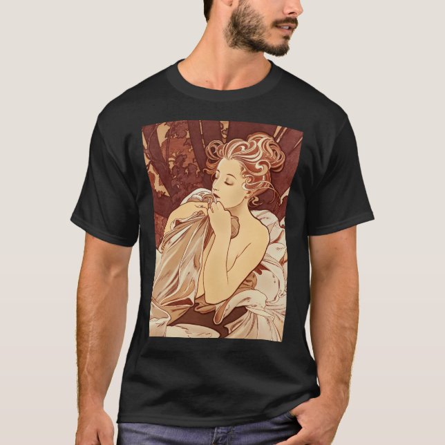 Alphonse Mucha (1860 1939) T-Shirt (Vorderseite)