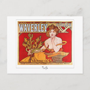 Alphonse Mucha #186 - Fine Art Postcard Postkarte